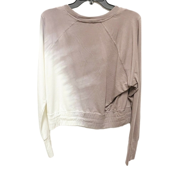 Joy Lab Cropped Fit Sweatshirt Ombre Tie Dye - Picture 3 of 6